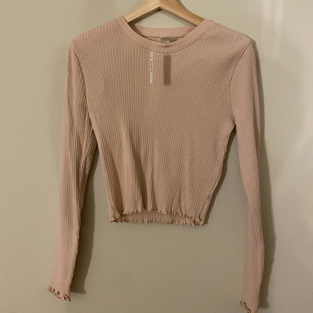 Ribbed baby tee